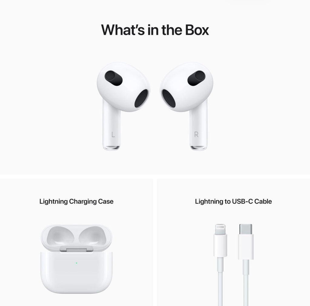 Apple Airpods (3rd Gen) Bluetooth Wireless Earphones With MagSafe Charging Case - NEW 🏴