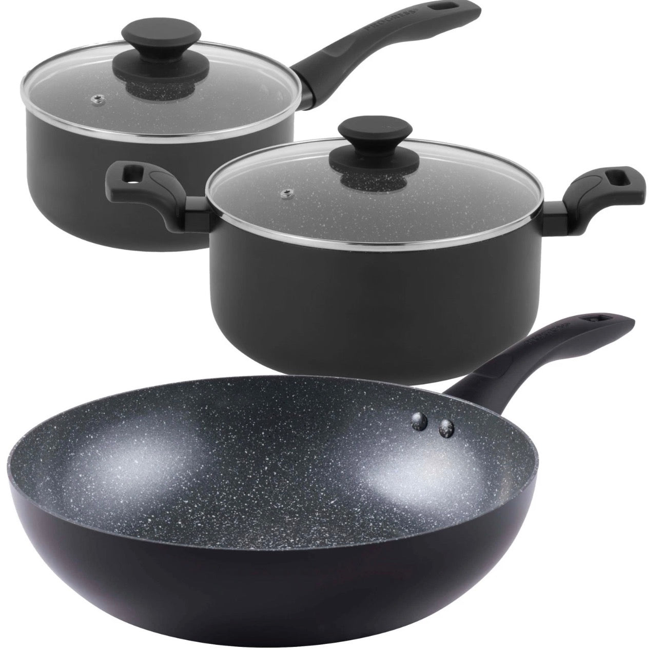 Progress Pan Set Saucepan Stockpot Stir Fry Pan Ceramic Non-Stick Induction