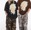 Gallery Dept Short-Sleeved Retro Couple Loose Pullover T-Shirts Cotton Men Women