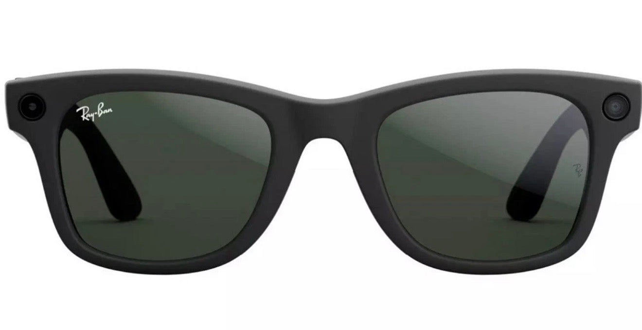 Ray-Ban Meta Wayfarer Smart Glasses Sunglasses Large Black Transitions RW4006