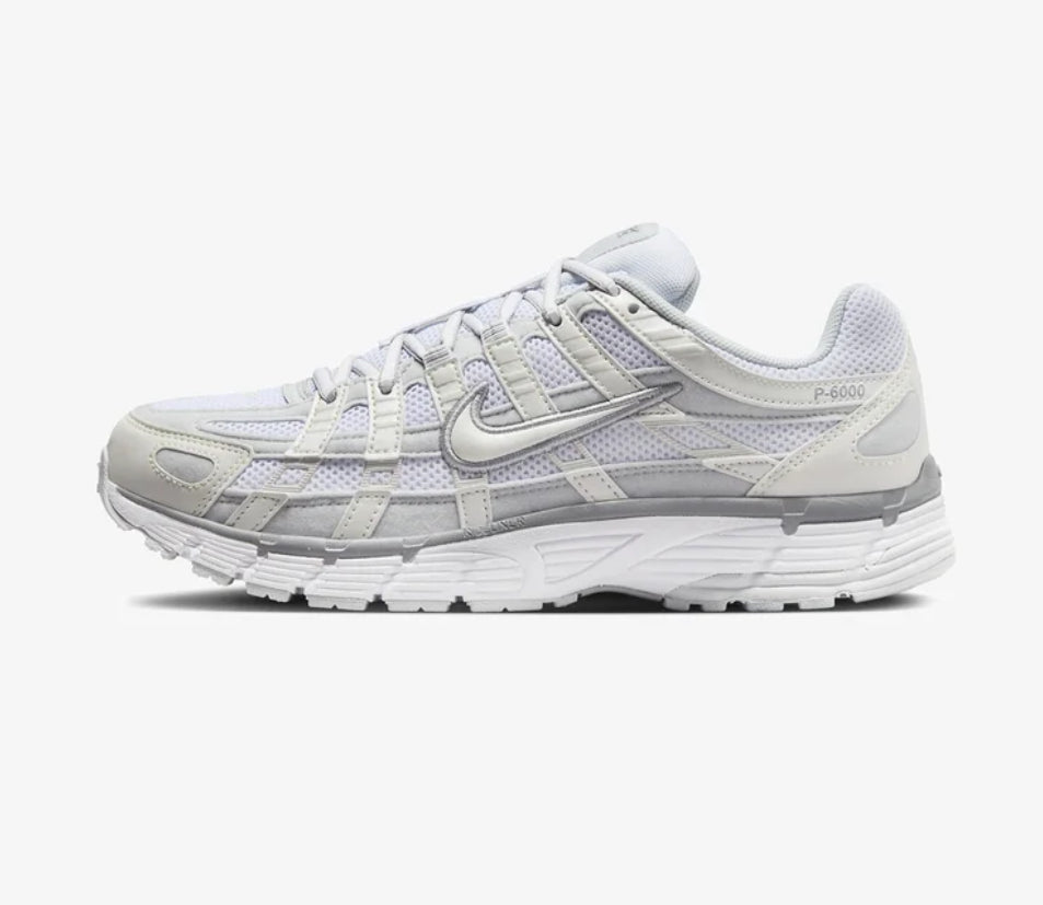 Nike P-6000 MTLC Summit White🏴