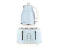 Salter Retro Kettle & 4-Slice Toaster Set - Wide Slots, Limescale Filter, Green