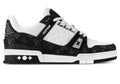 Louis Vuitton Monogram Denim Black Trainers/Sneakers Size 9 - Authenticity Guaranteed