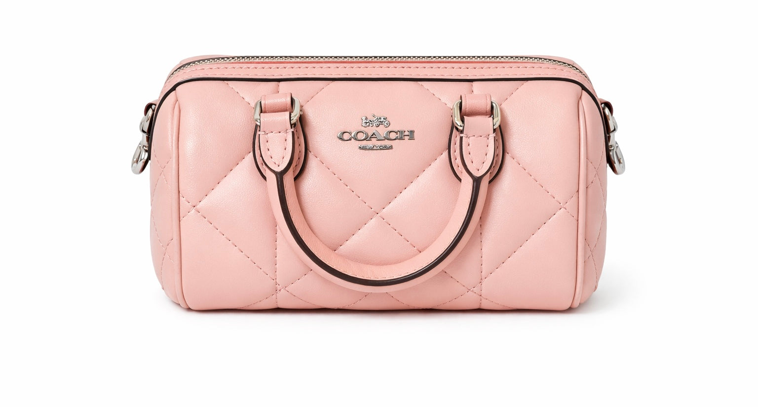 Rose Pink Coach Mini Rowan Bag