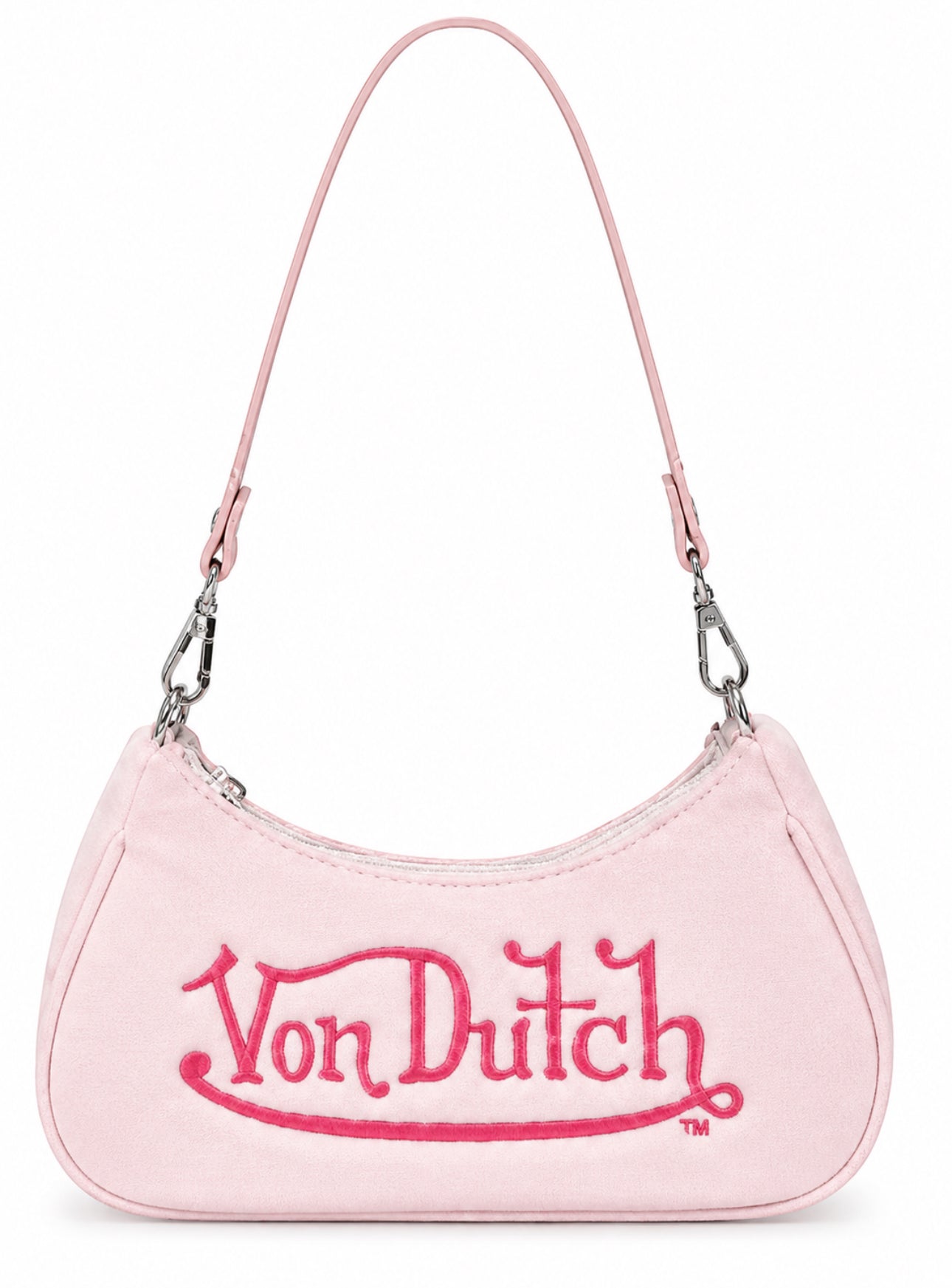 Von Dutch Fluffy Pink Shoulder Bag ®️