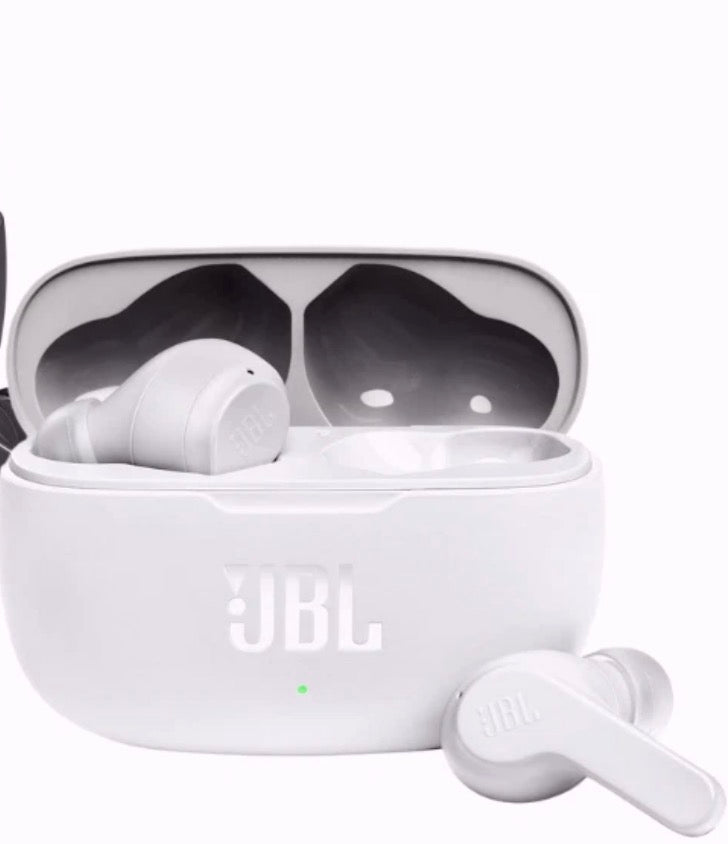 JBL Wave 200TWS Wireless In-Ear Headphones and Charging Case Deep Bass Sound