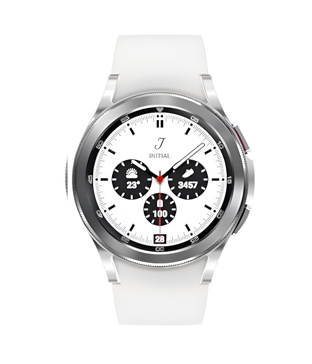Samsung Galaxy Watch 4 Classic 42mm SM-R880 Bluetooth Smartwatch SS Silver - Like new 🏴