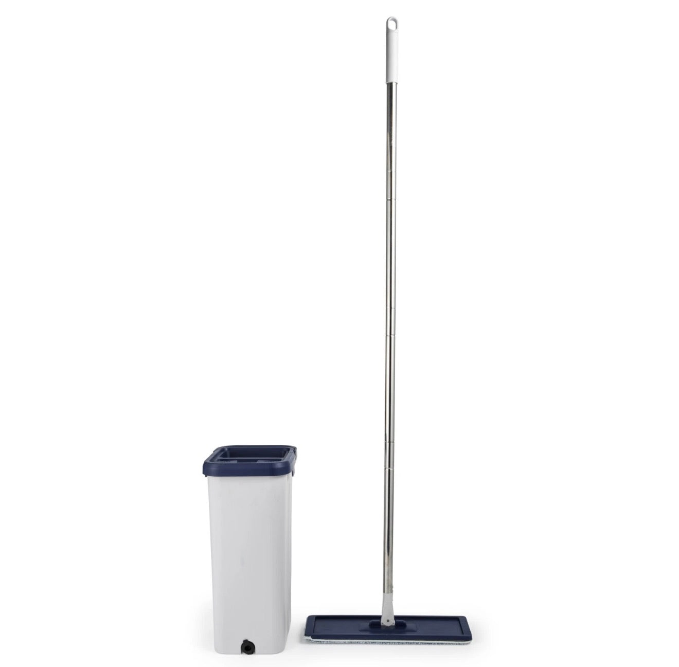 Beldray Flat Mop & Bucket Set Deep Clean Dual Compartment Self Wringer Reusable