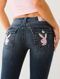 True Religion X Playboy Becca Mid Rise Bootcut Jean - S / UK 8-10
