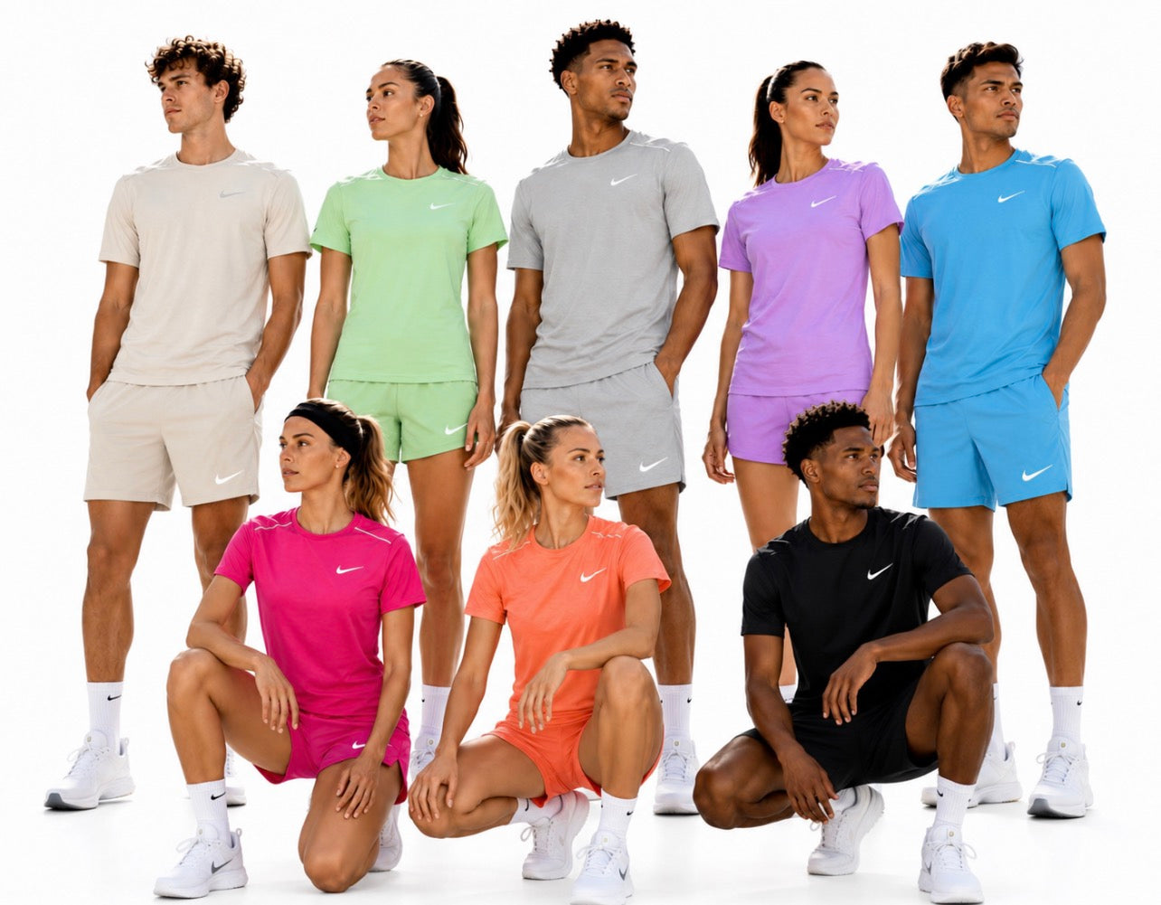 Nike Full Matching Dri Fit Set Shorts & T-Shirt Set