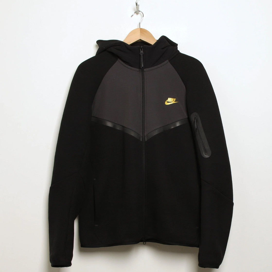 NIKE Tech Mix Full Zip Hoodie Men's Black☑️