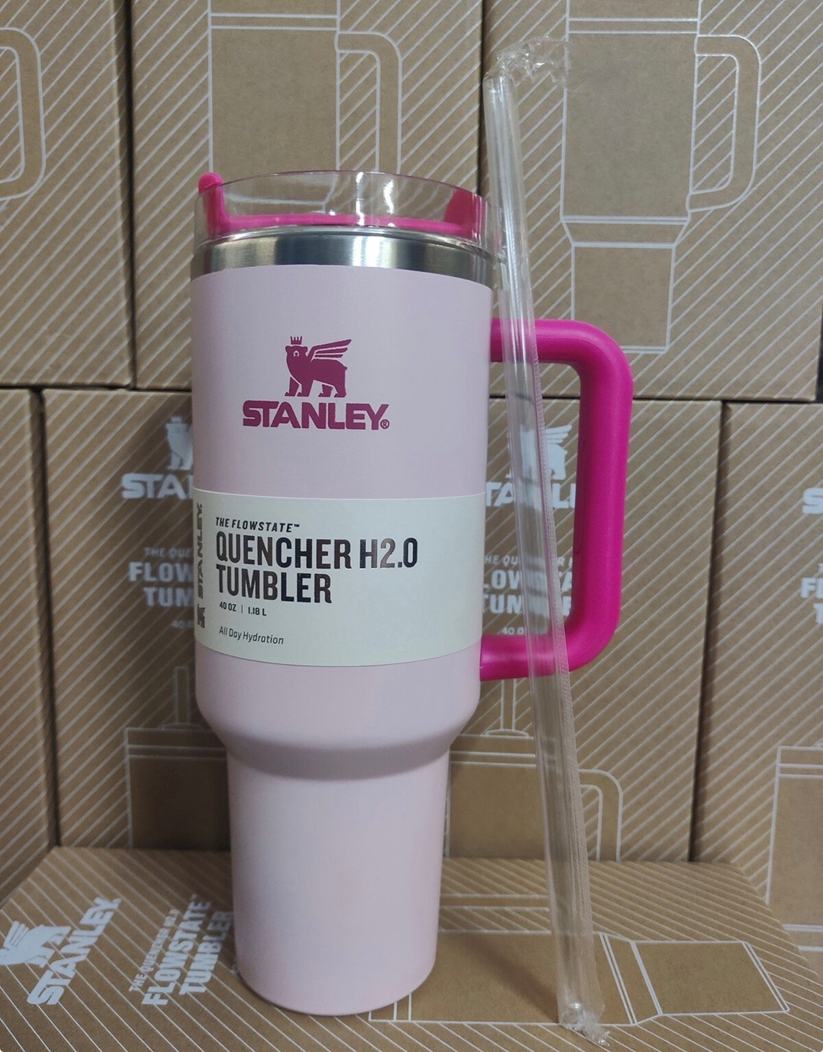 Stanley
Quencher Stainless Steel FlowState Tumbler, 1.18L 🏴☑️