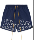 Rhude Logo Print Swim Shorts