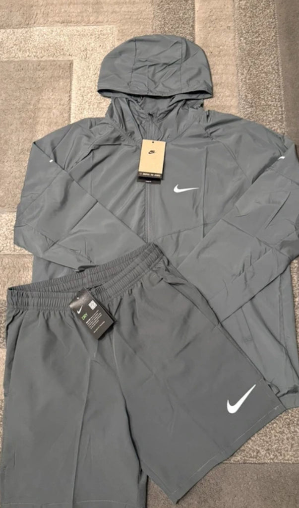 Nike Grey Tracksuit miller Set☑️
