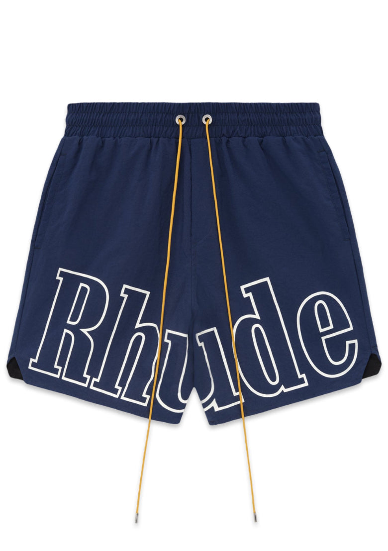 Rhude Logo Print Swim Shorts