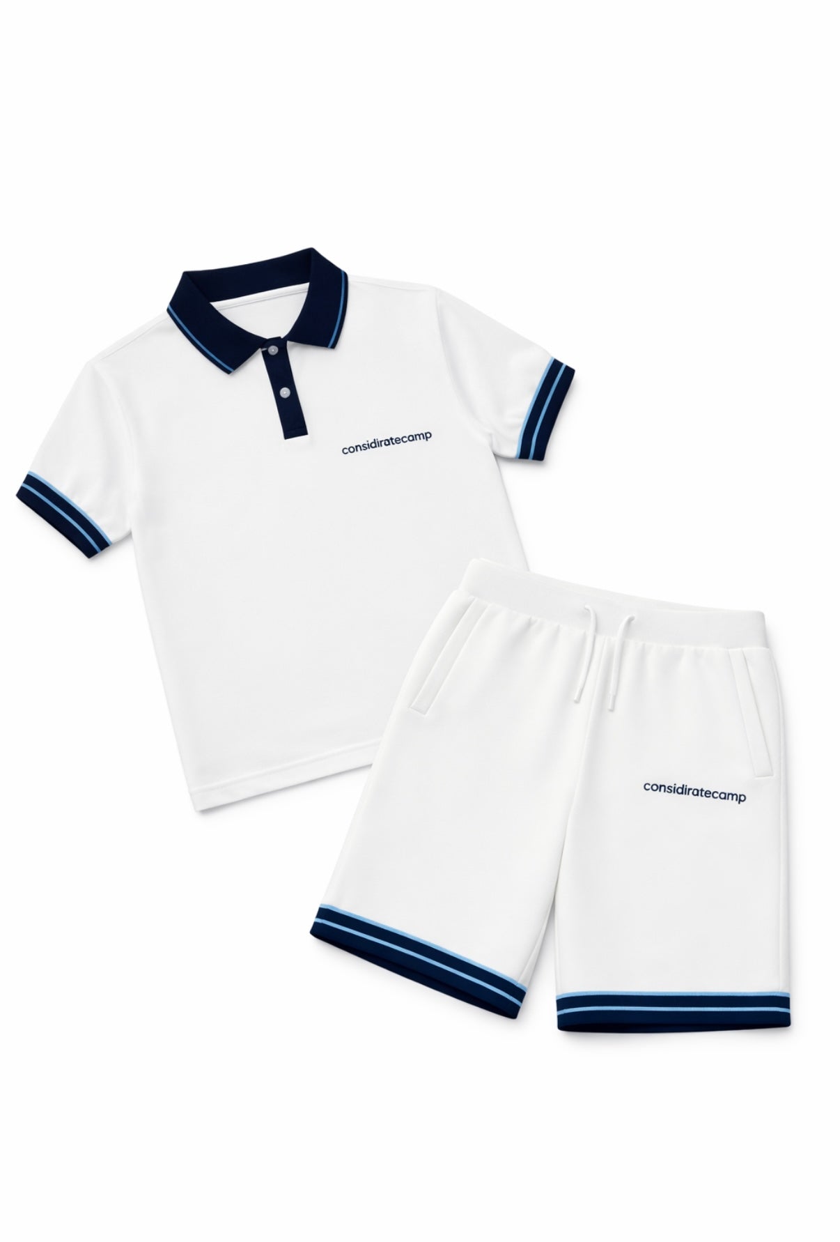 Casablanca Tennis club 2-Piece Polo & Short’s Set Size -M