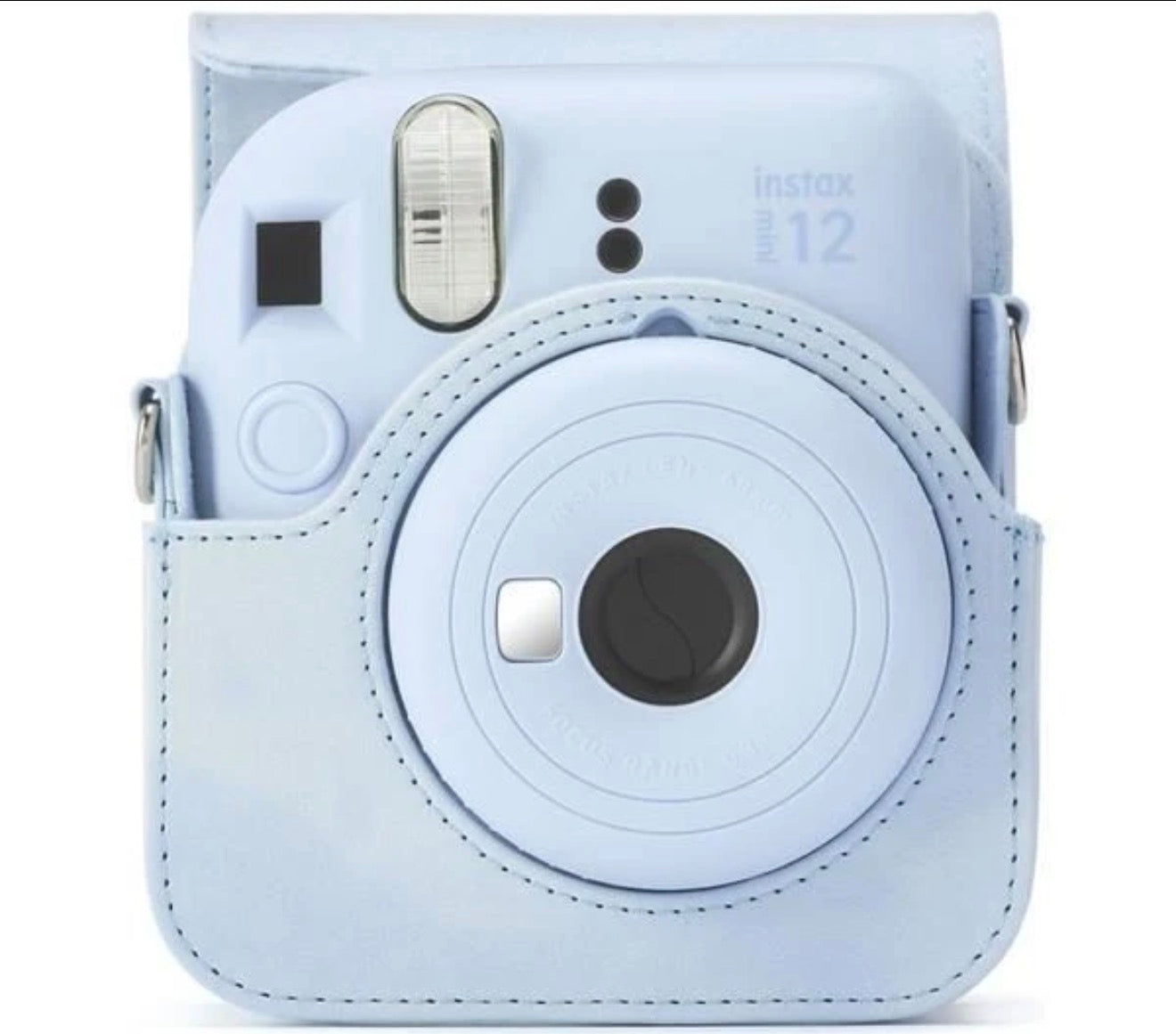 INSTAX Mini 12 Instant Camera Bundle - Pastel Blue
