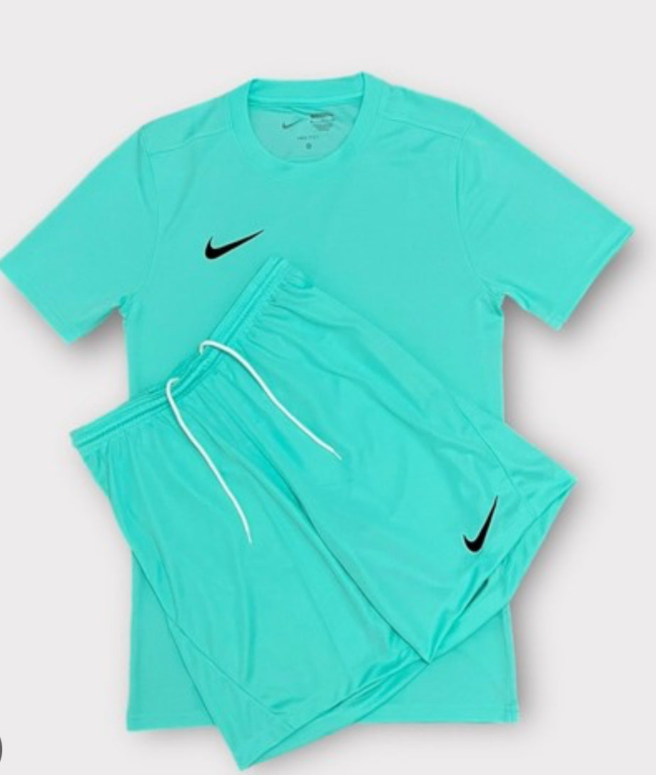 Nike Dri Fit Set Shorts T-Shirt Turqoise☑️