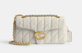 Coach Tabby Quilted White Shoulder Handbag