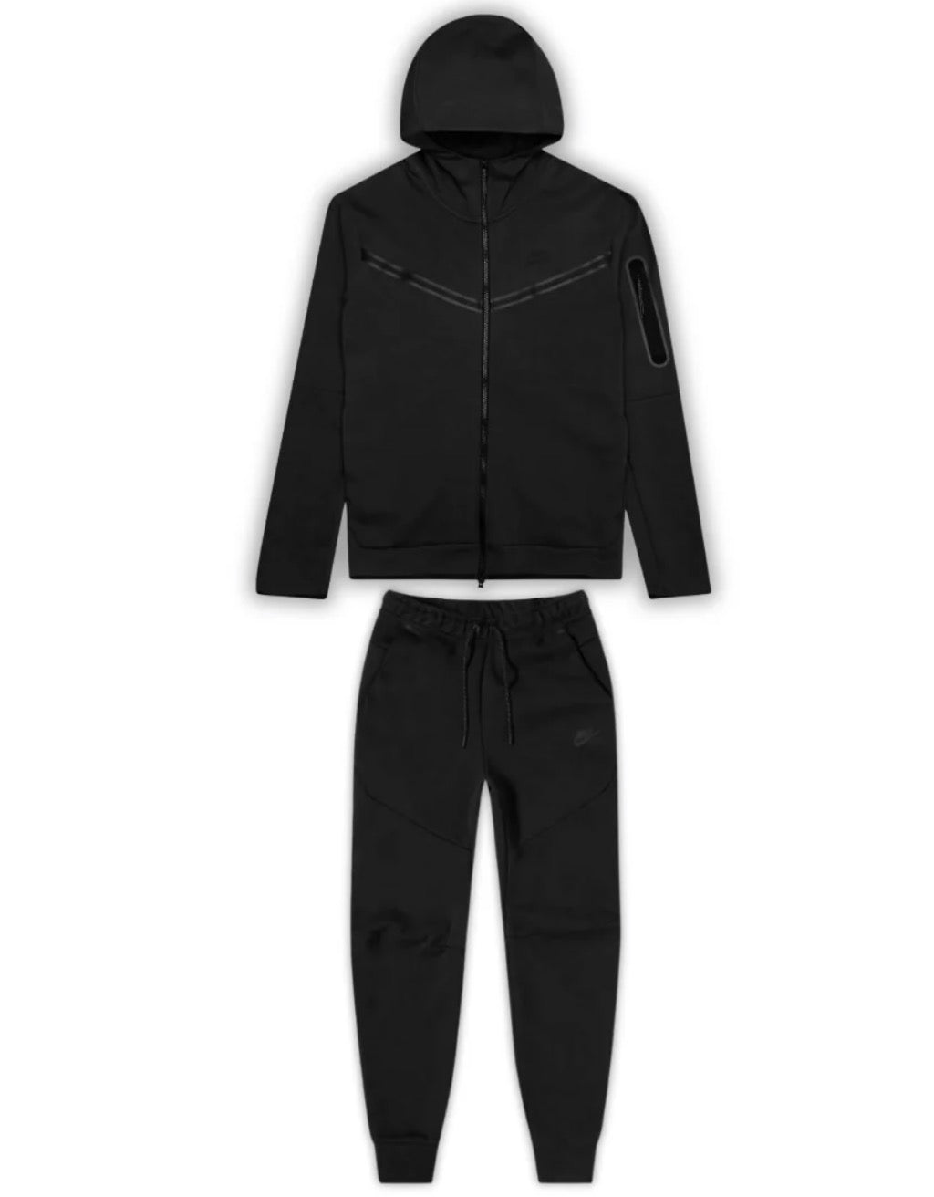 NIKE TECH TRIPLE BLACK TRACKSUIT