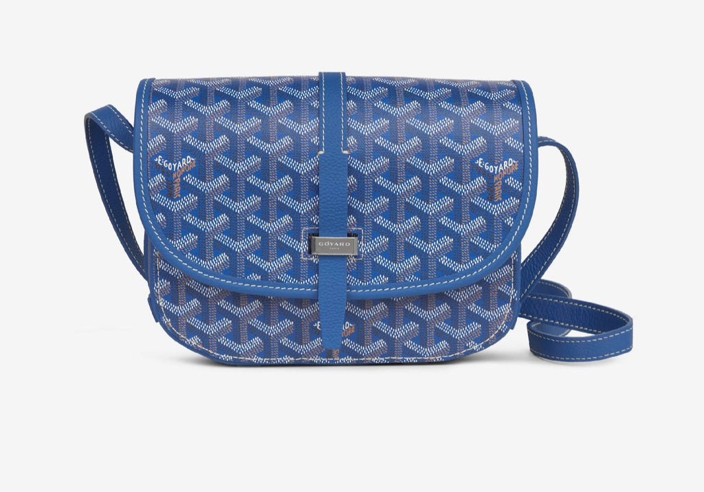 Goyard Blue Belvedere PM