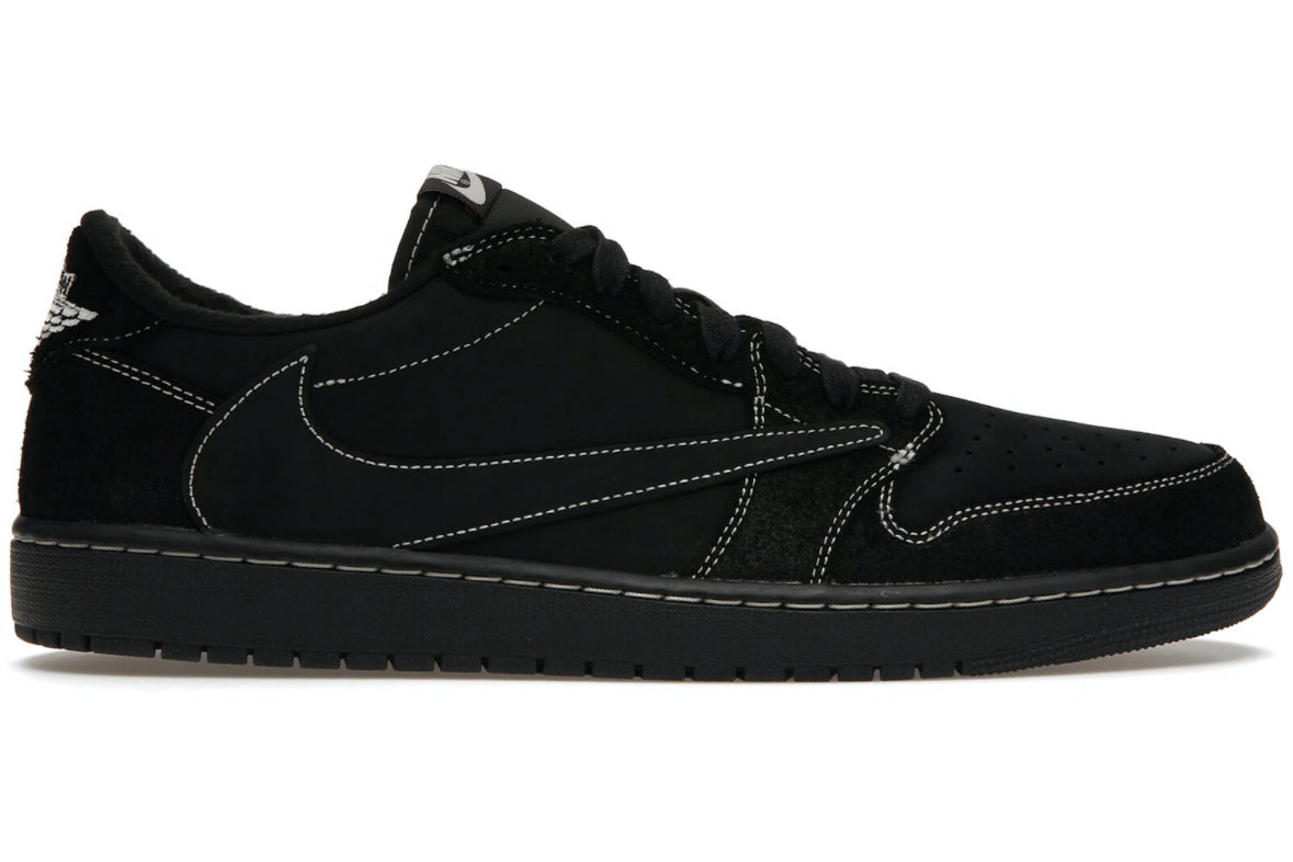Nike Air Jordan 1 Low x Travis Scott "Black Phantom" Sneakers - UK10