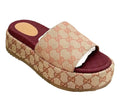 Gucci platform slide sandals☑️