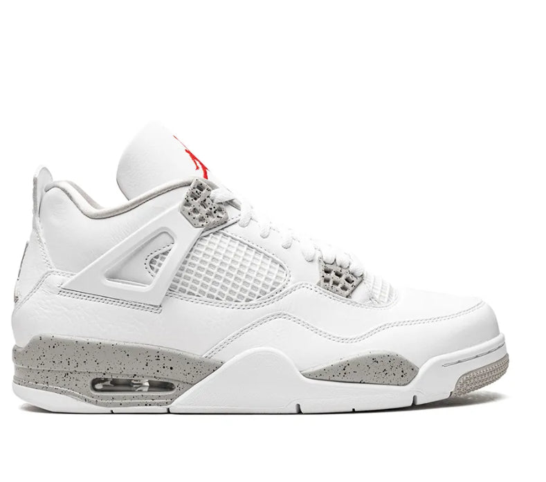 Nike Air Jordan 4 Retro White Oreo Tech White🏴☑️