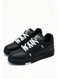 LV Monogram Black & White Trainer Size - 10