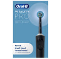 Oral-B Vitality Pro Electric Rechargeable Toothbrush with 2 Brush Heads, Black