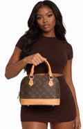LV Brown Dome Handbag