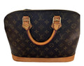 Louis Vuitton Alma Shoulder Bag PM Brown Canvas/Leather☑️