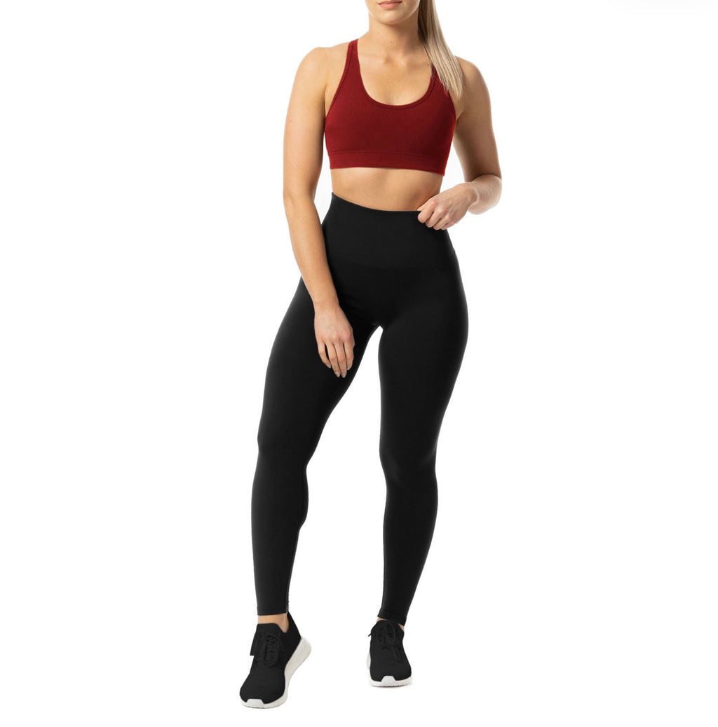 NEW LADIES HIGH WAIST LEGGINGS STRETCH TUMMY CONTROL SPORTS FITNESS GYM TROUSERS 🏴
