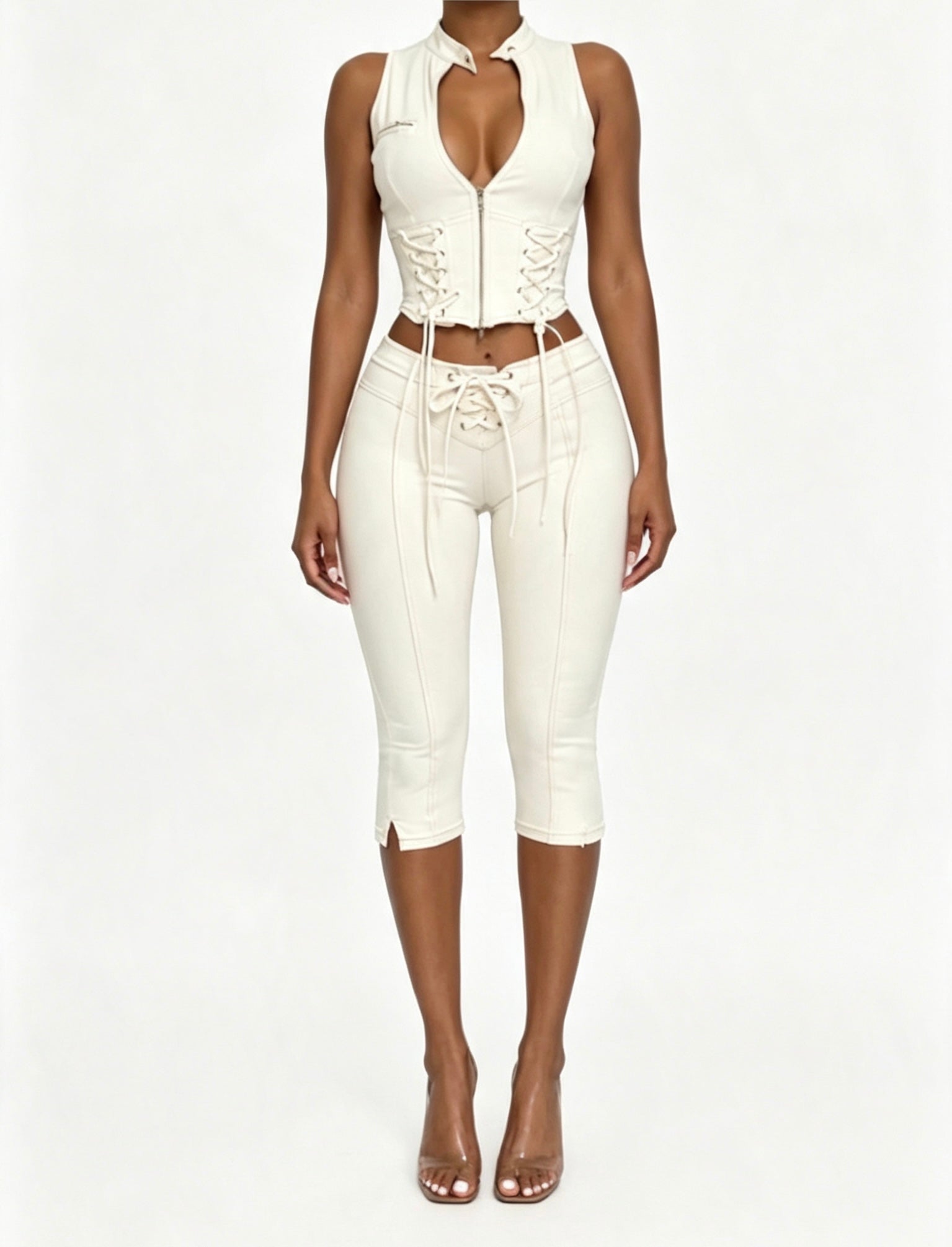Sodah Raven Top & Cassie Capris Size - S