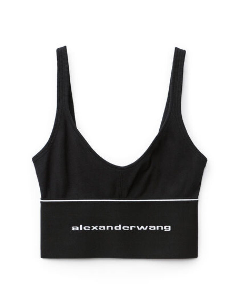 Alexander Wang Crop Top and Mini Skirt Set Black - XS /UK 4-6 ®️