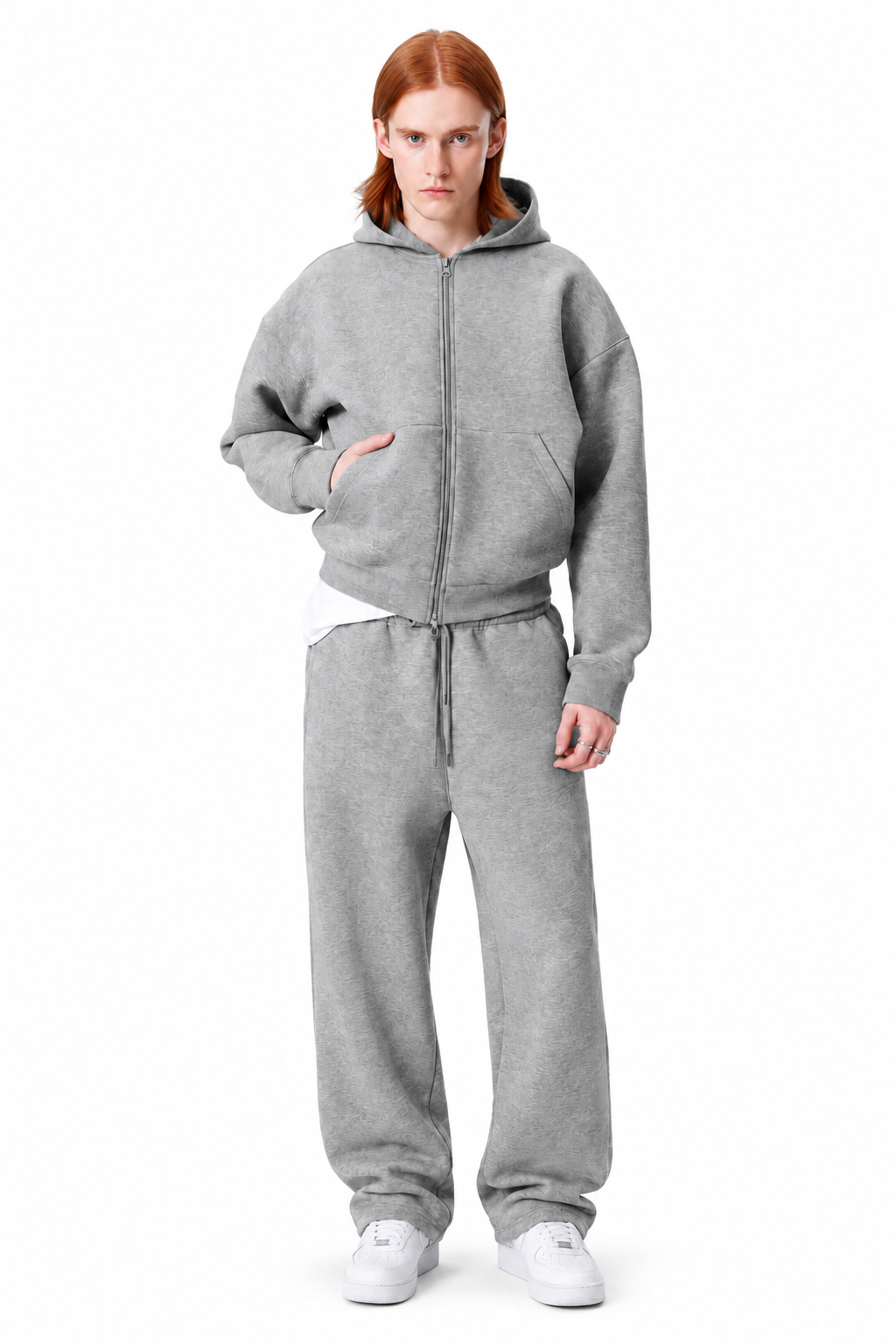 Grey weekday zip hoodie - Authenticity Guaranteed