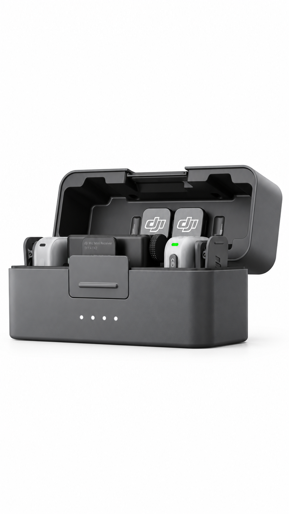 DJI Mic Mini 2 (2 TX + 1 Standard RX + Charging Case), Wireless Mic