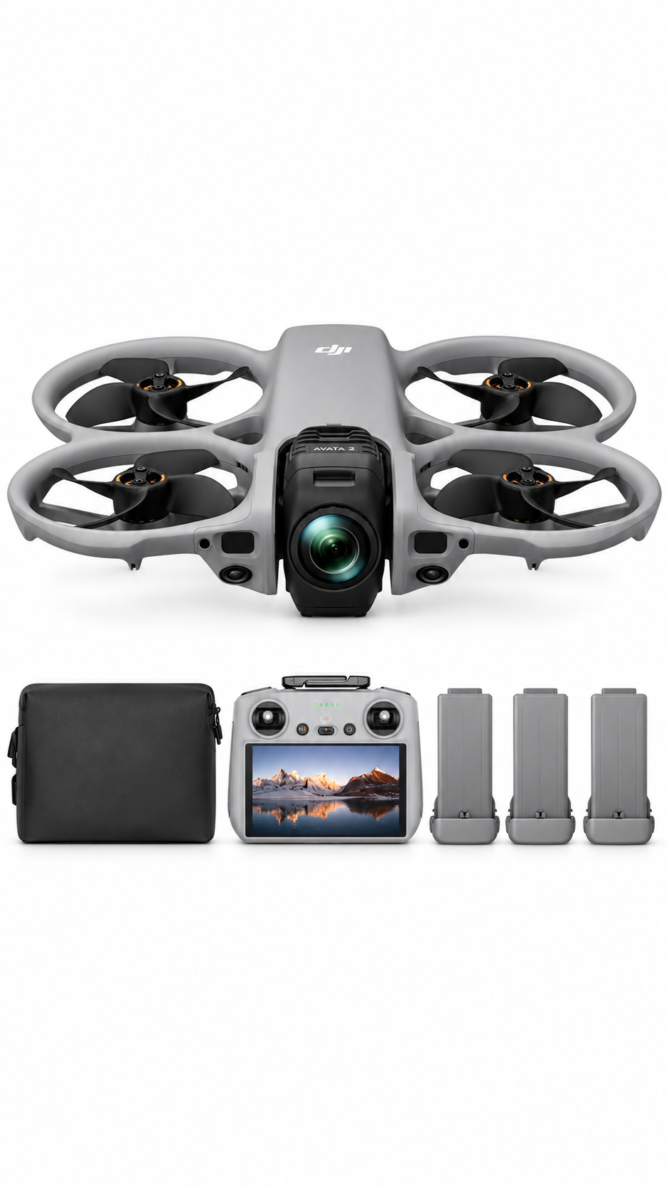 DJI Avata 360 Fly More Combo RC2- 360° & Single Lens, 8K/60fps HDR Video-Refurb
