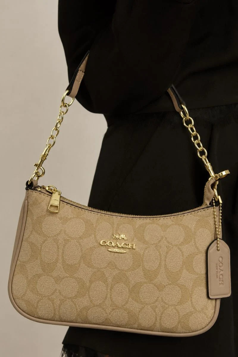 Coach Teri Shoulder Bag In Signature Canvas