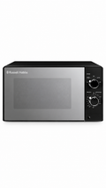 Russell Hobbs 20 L Solo Microwave Black, 800 W, 5 Power Levels & Defrost