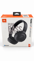 JBL Tune 510BT Pure Bass Bluetooth Wireless On-Ear Foldable Headphones Black