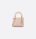Pink Leather Dior Diana Bag