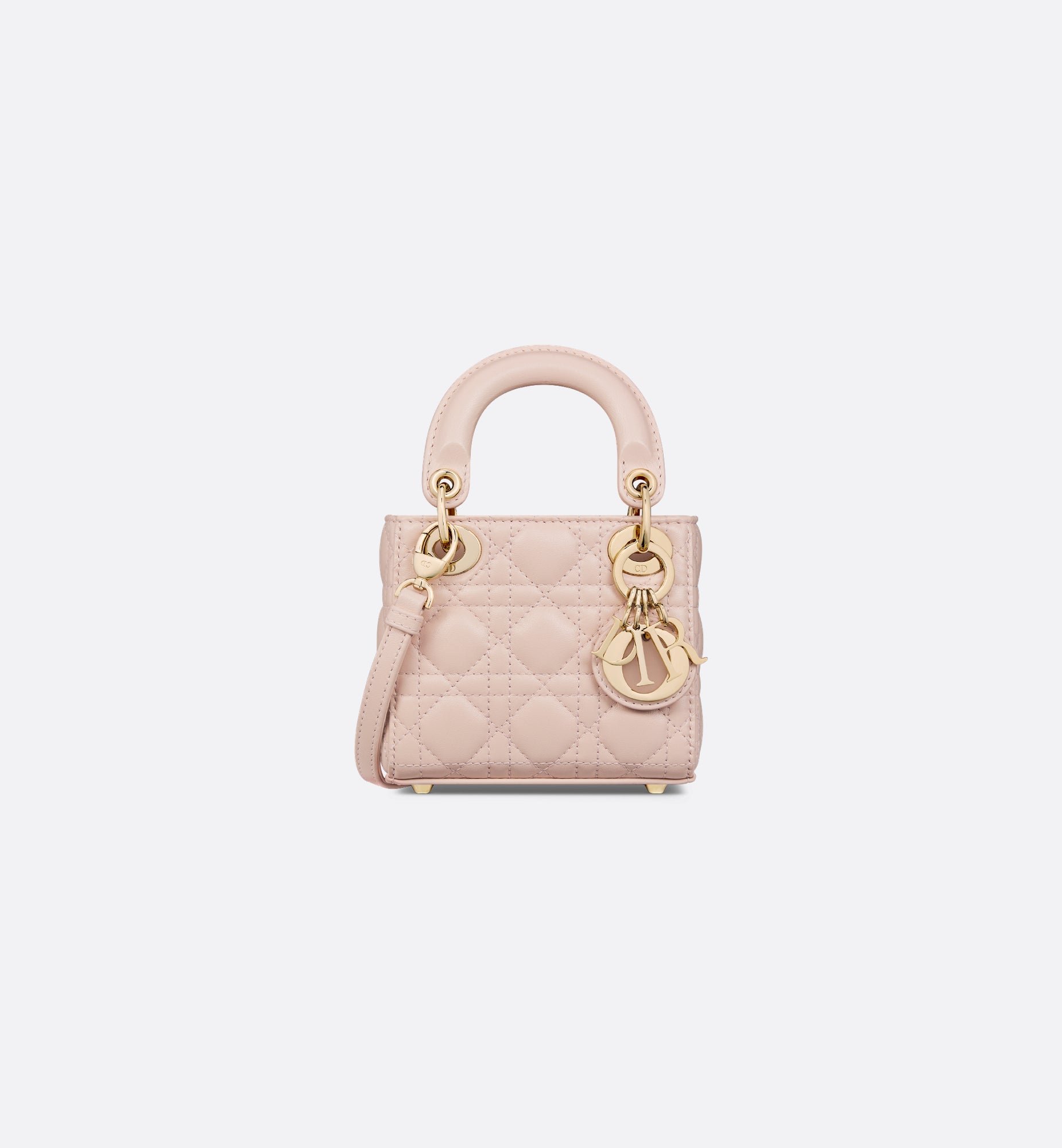 Pink Leather Dior Diana Bag