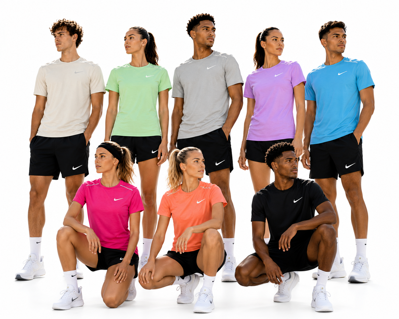 Nike Miler Shorts Set - Medium
