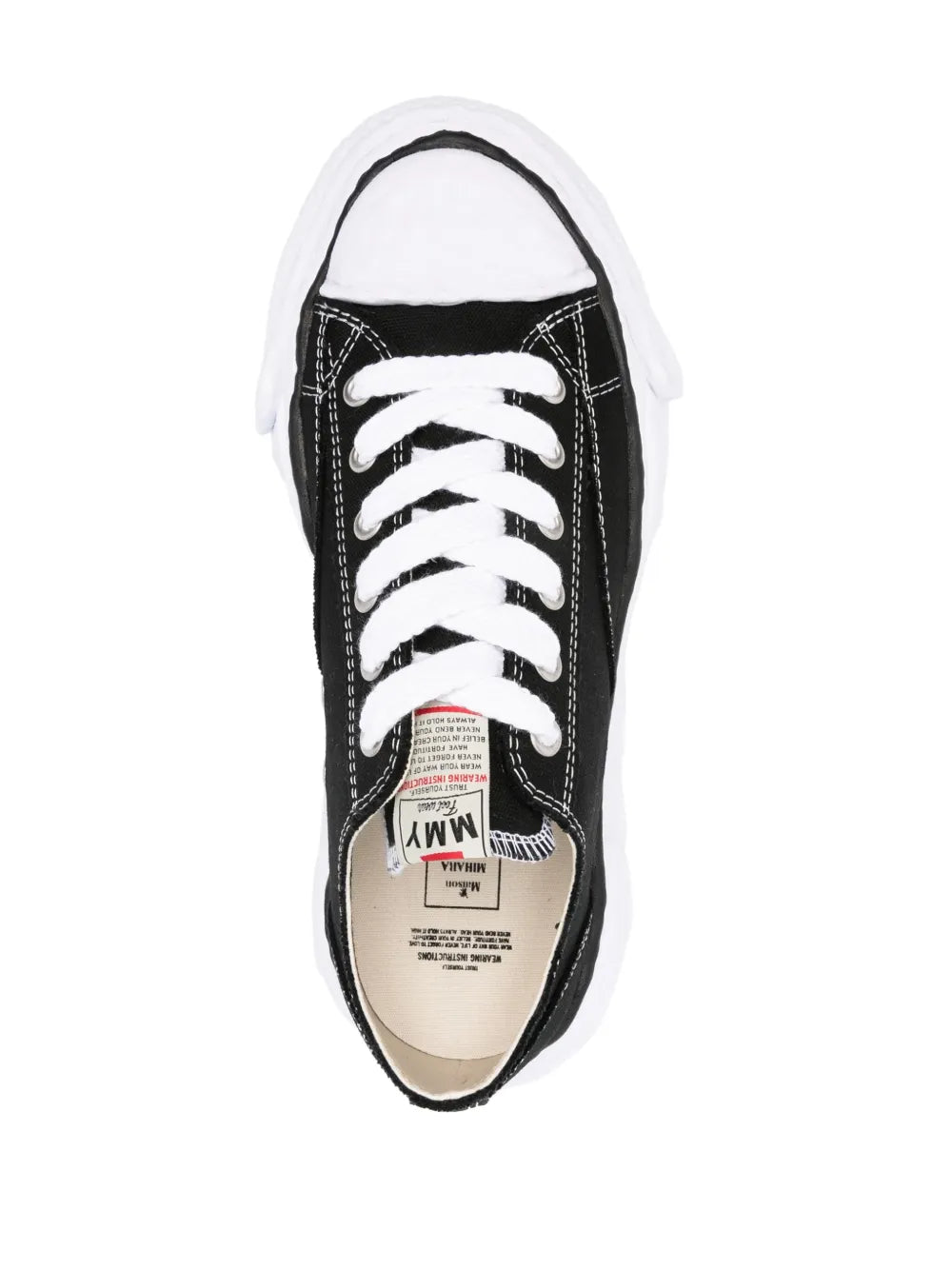 Maison MIHARA YASUHIRO
distressed low-top sneakers ⚫️☑️