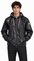 Moncler Windbreaker Jacket Coat Men Navy Blue - Authenticity Guaranteed
