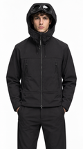 CP Company Jacket Coat Men Black Soft Shell-R Full Zip Goggle” - Authenticity Guaranteed