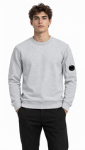 CP Company Sweatshirt Jumper Men Grey Pullover Lens ptp19.5” - Authenticity Guaranteed