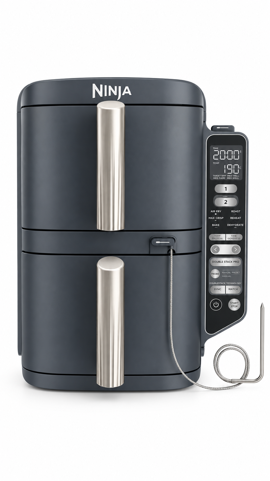 Ninja Double Stack XL Air Fryer | Dual Zone, Smart Cook, 9.5L