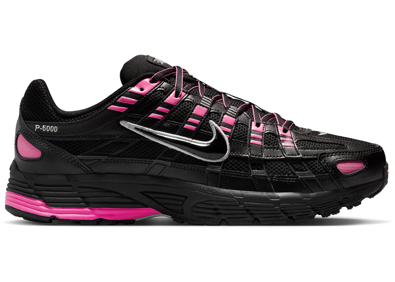 Nike P-6000 Pink Blast Metallic Silver Black 🏴